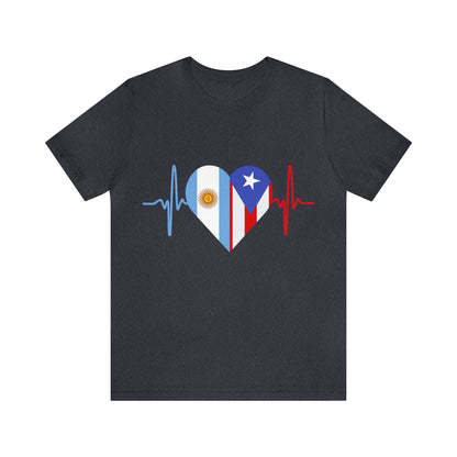 Argentina and Puerto Rico Short Sleeve Tee