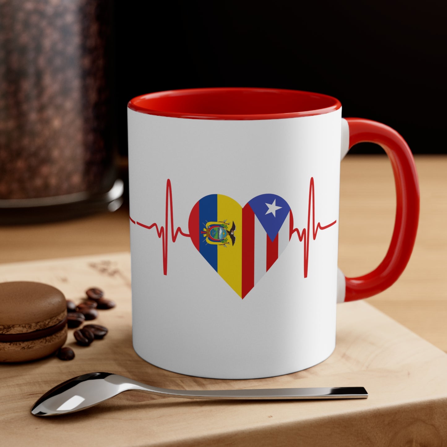 Ecuador and Puerto Rico Mug, 11oz
