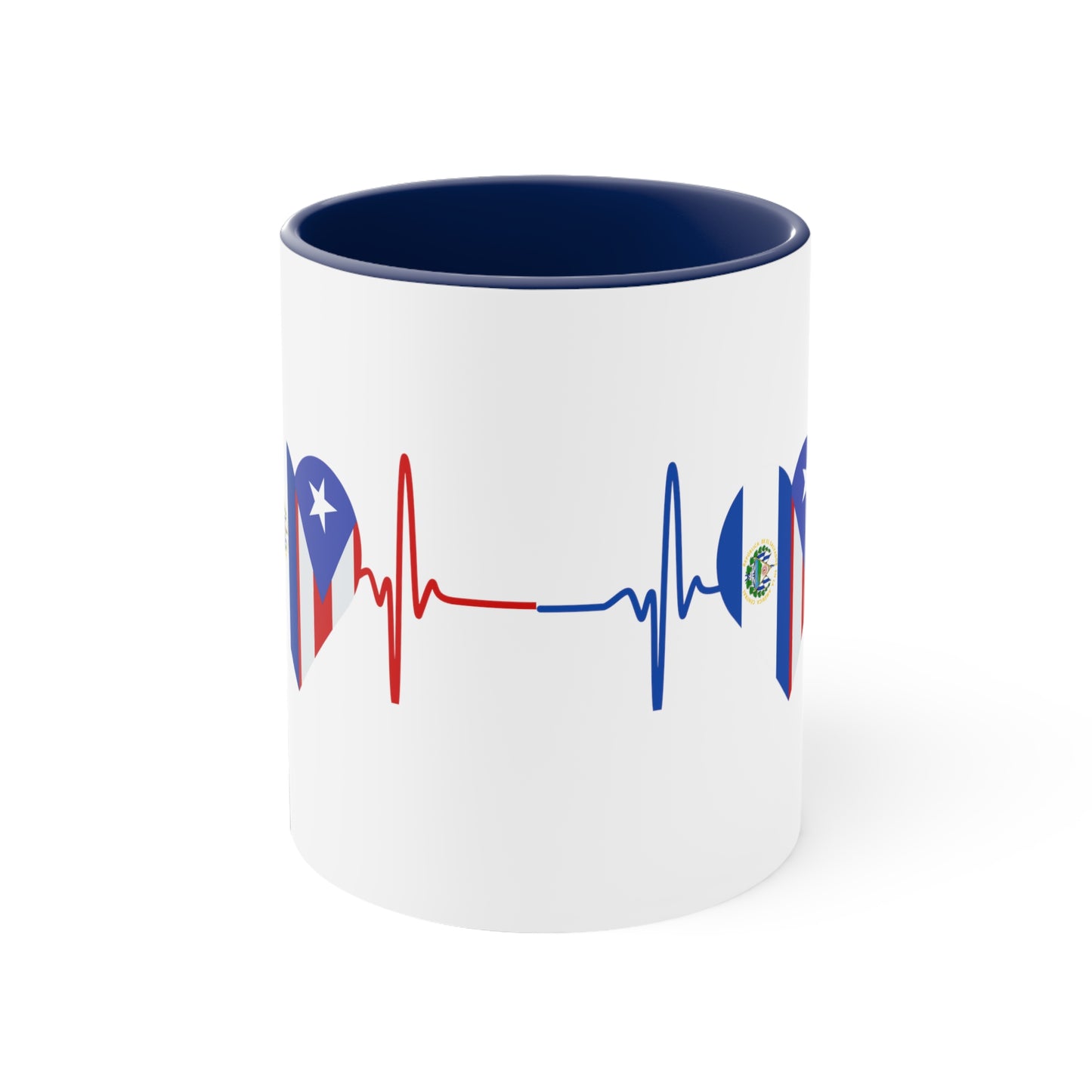 El Salvador and Puerto Rico Mug, 11oz