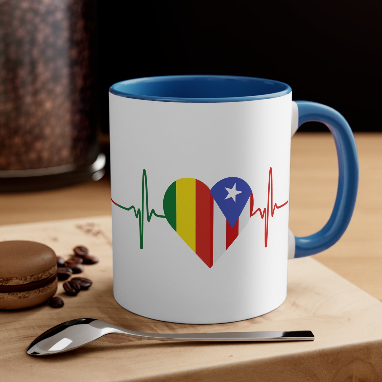 Bolivia y Puerto Rico Coffee Mug, 11oz