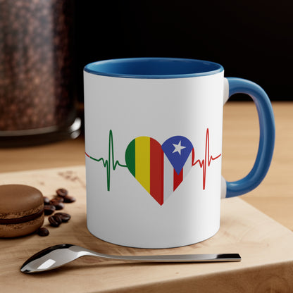 Bolivia y Puerto Rico Coffee Mug, 11oz