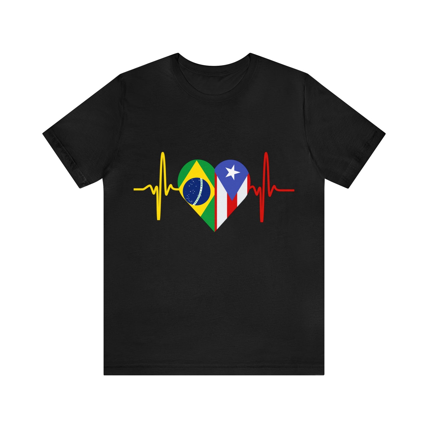 Brazil and Puerto Rico Short Sleeve Tee