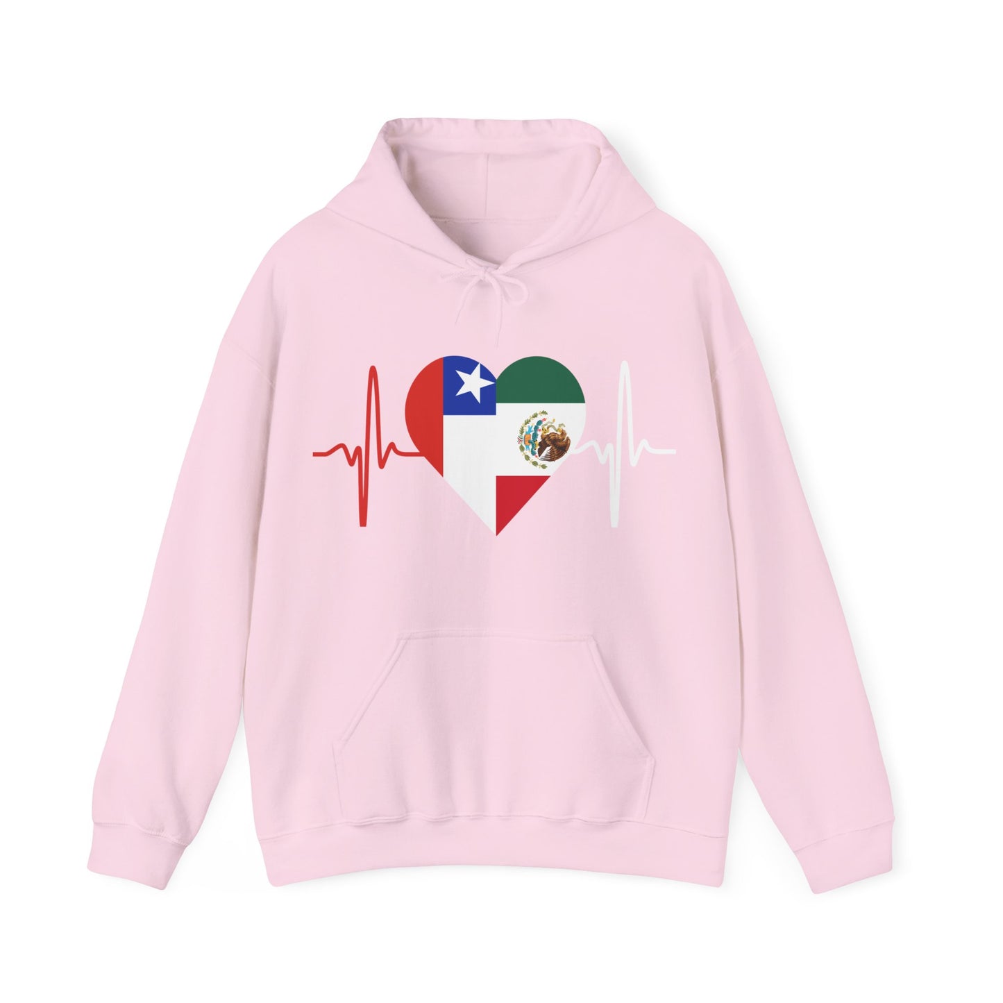 Mexico and Chile Unisex Hooded Sweatshirt I Sudadera Unisexo México and Chile