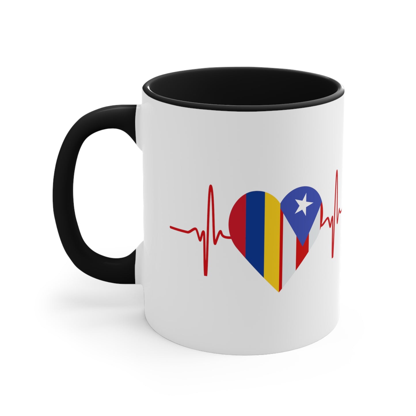 Colombia and Puerto Rico Mug, 11oz