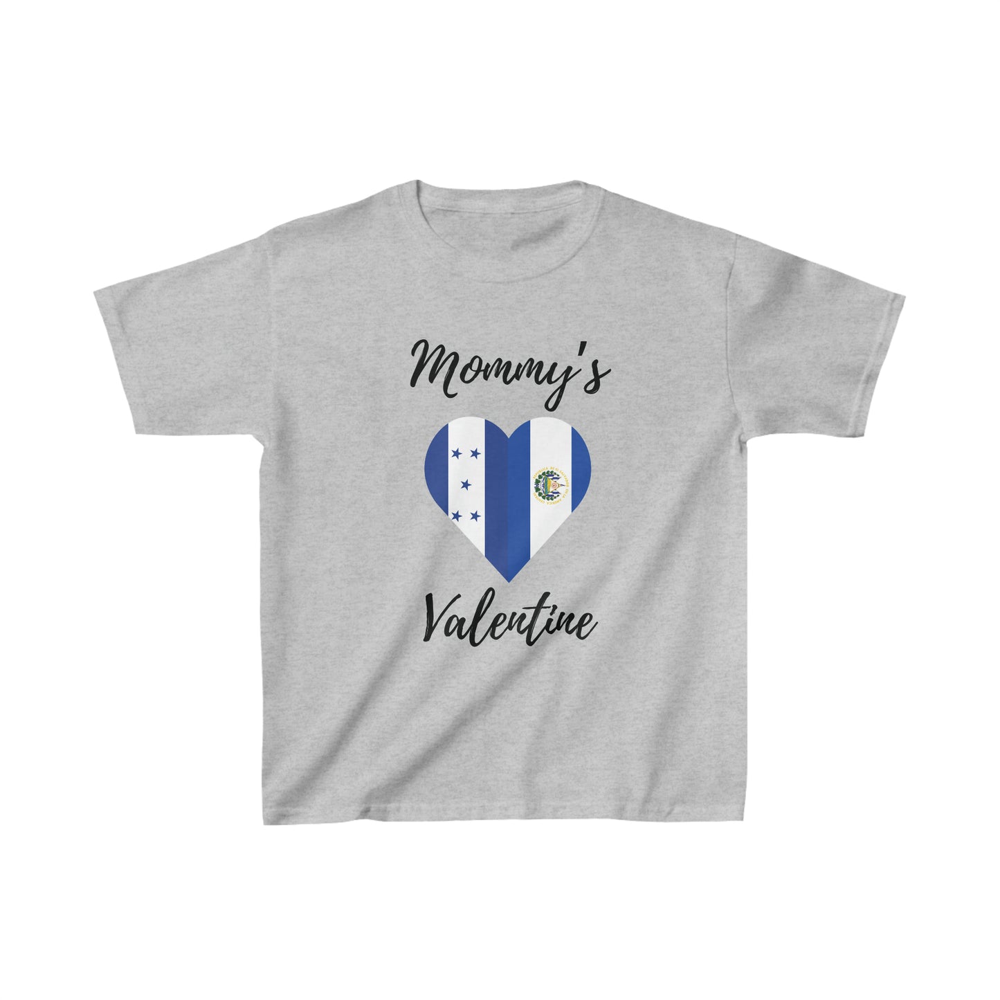 Kid's Mommy's Valentine El Salvador & Honduras I Camiseta para Niños El Salvador y Honduras