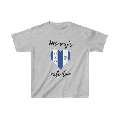Kid's Mommy's Valentine El Salvador & Honduras I Camiseta para Niños El Salvador y Honduras