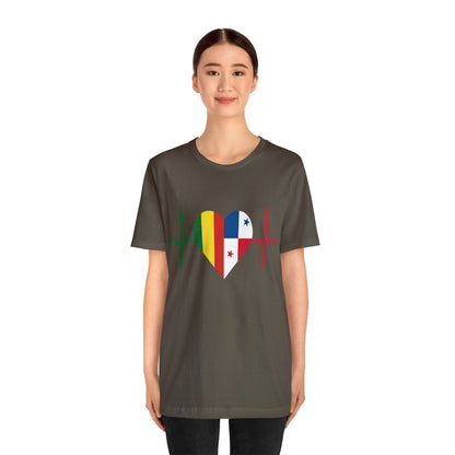 Bolivia & Panama Unisex Short Sleeve Tee, Camisa Unisexo manga corta Bolivia y Panamá