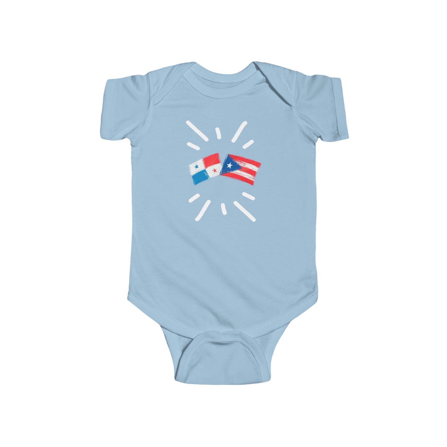 Infant Panama and Puerto Rico Bodysuit