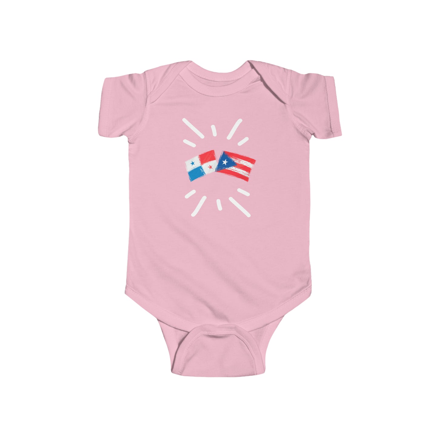Infant Panama and Puerto Rico Bodysuit