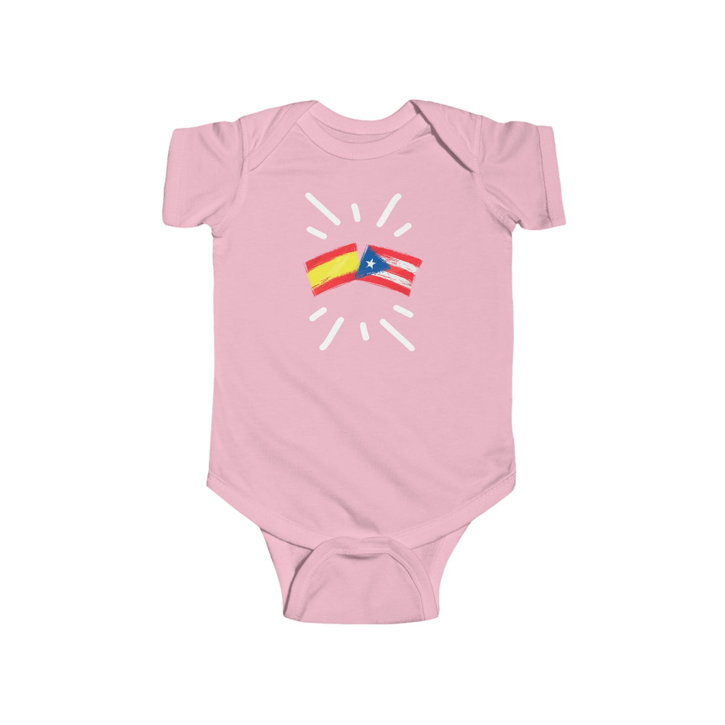 Infant España and Puerto Rico Bodysuit