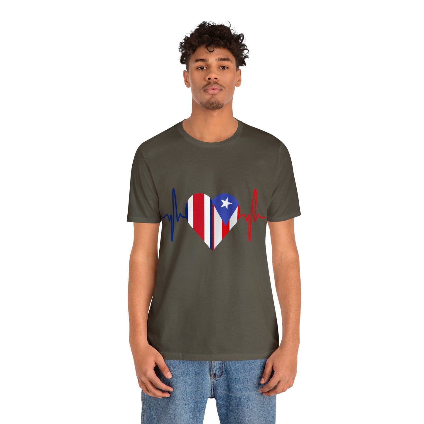 Costa Rica and Puerto Rico Short Sleeve Tee