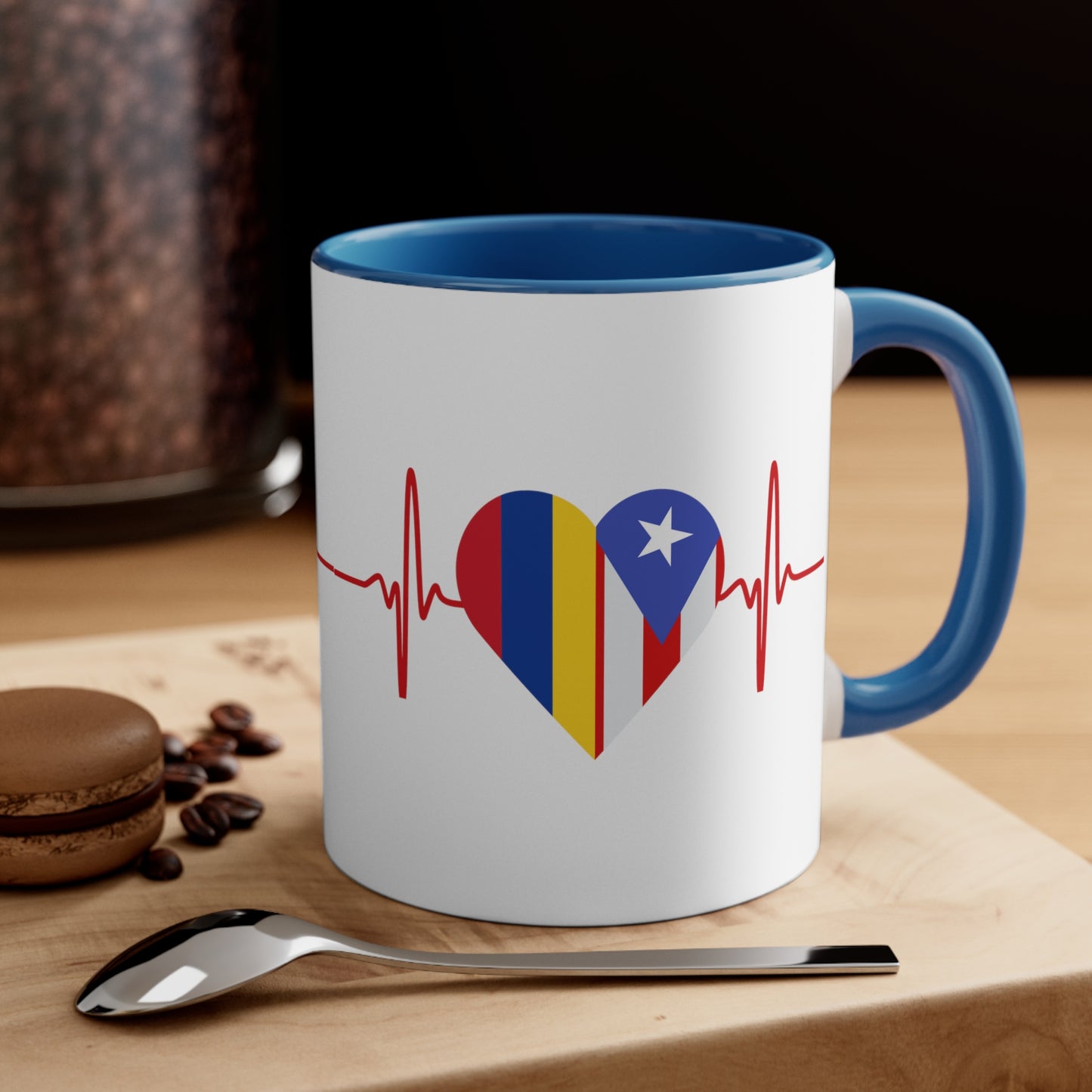 Colombia and Puerto Rico Mug, 11oz