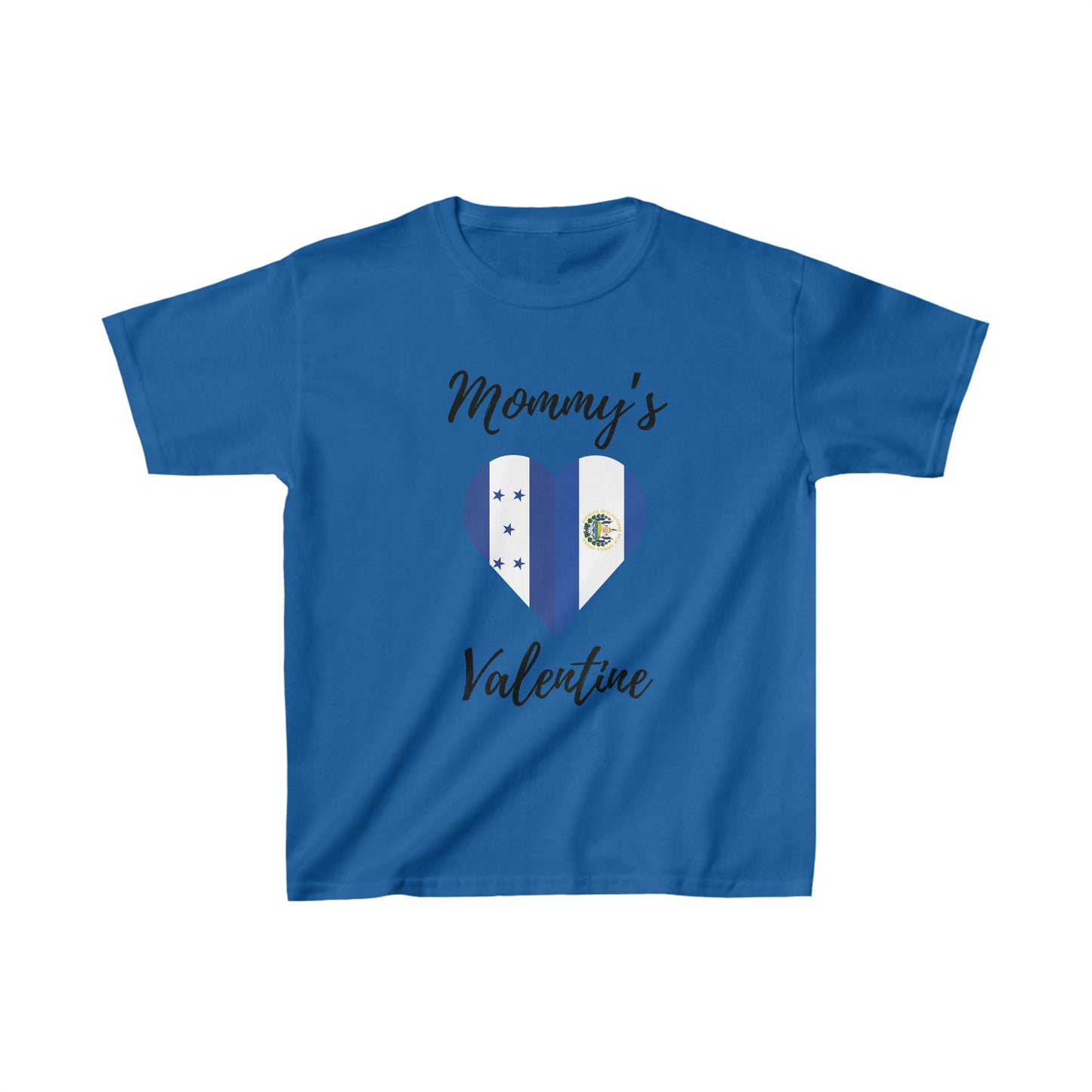 Kid's Mommy's Valentine El Salvador & Honduras I Camiseta para Niños El Salvador y Honduras