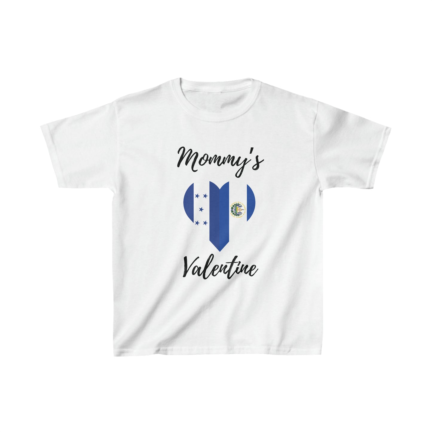 Kid's Mommy's Valentine El Salvador & Honduras I Camiseta para Niños El Salvador y Honduras