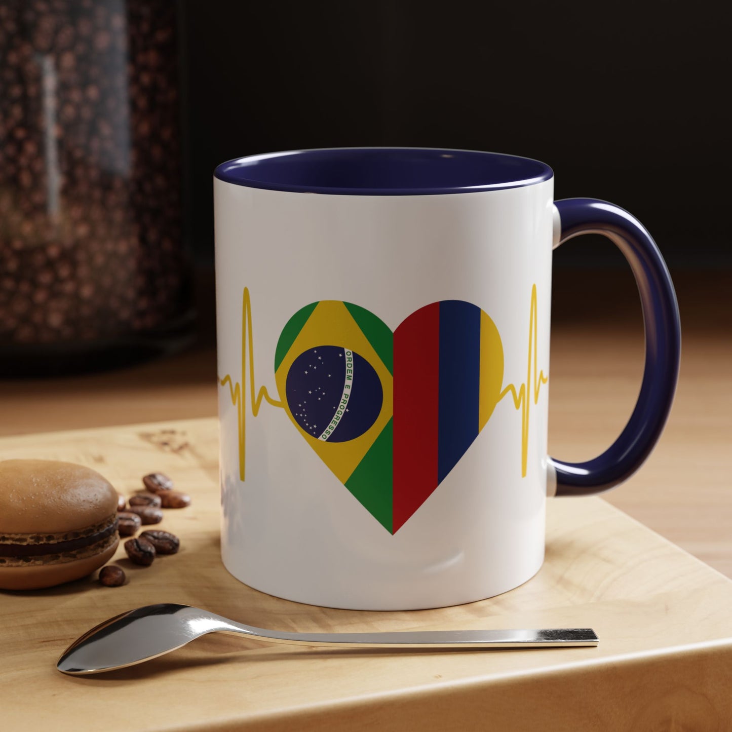 Colombia & Brazil Mug, 11oz