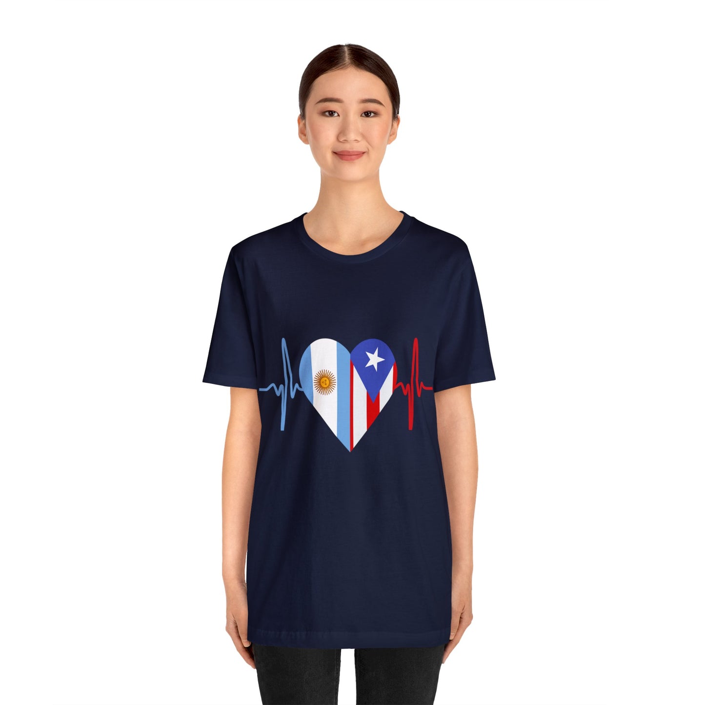Argentina and Puerto Rico Short Sleeve Tee
