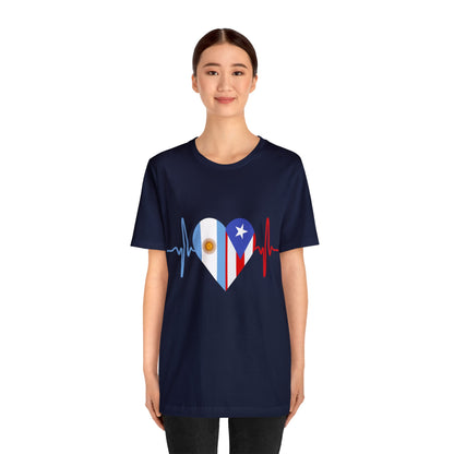 Argentina and Puerto Rico Short Sleeve Tee