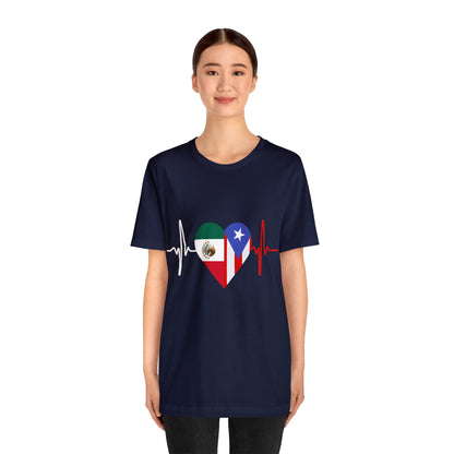 Mexico and Puerto Rico Short Sleeve Tee