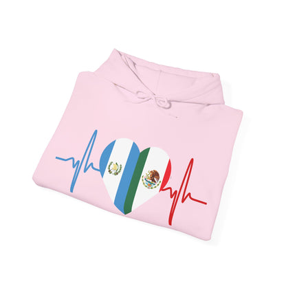 Guatemala and Mexico Unisex Hooded Sweatshirt I Sudadera Unisexo México and Guatemala