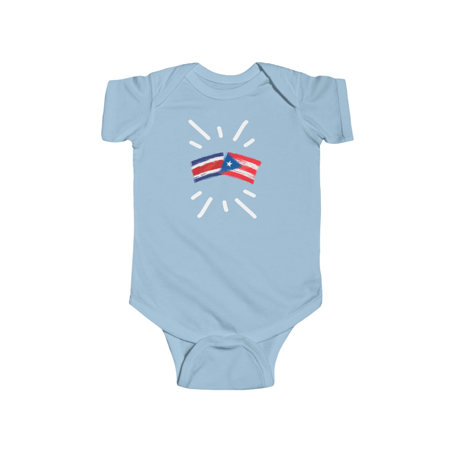 Infant Costa Rica and Puerto Rico Bodysuit