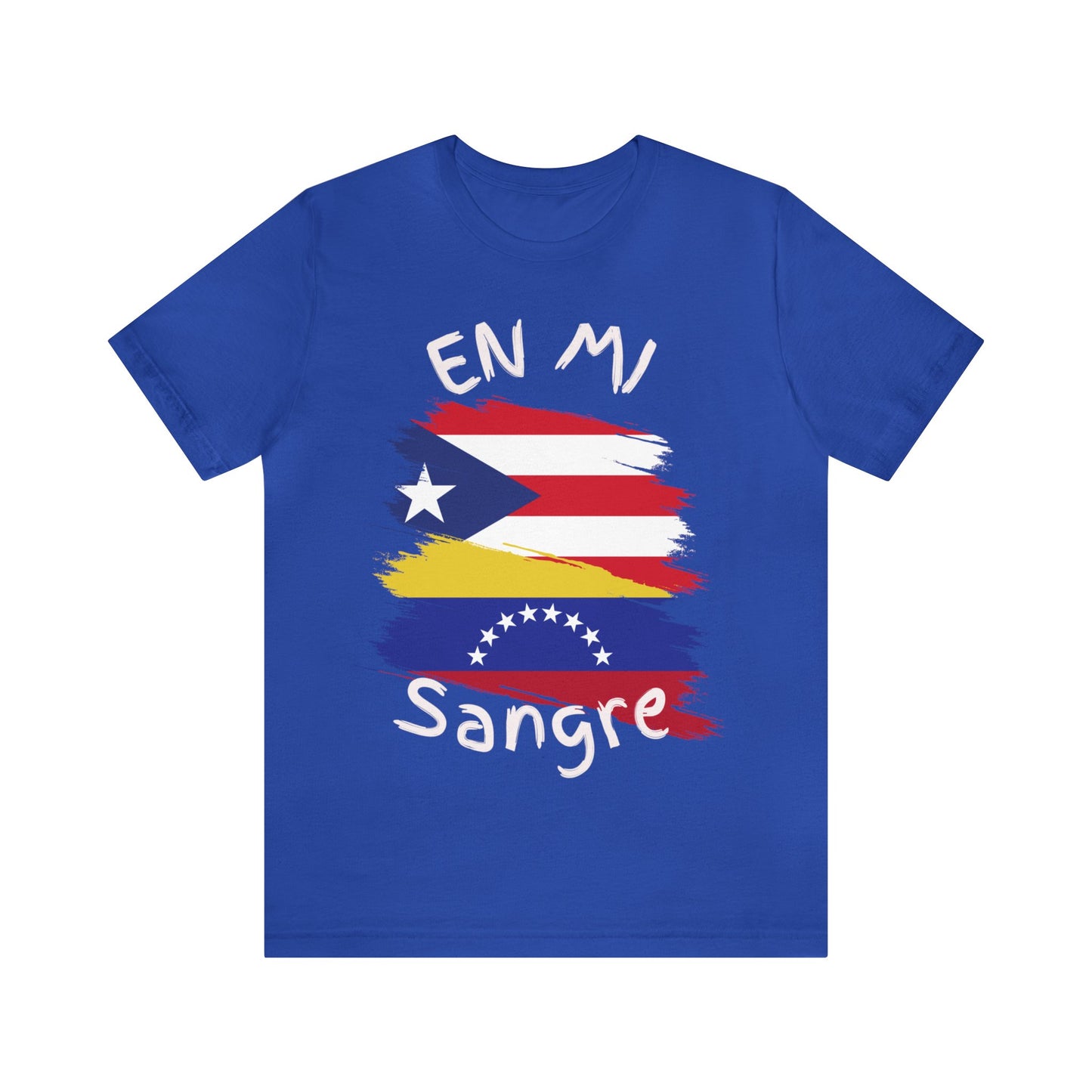 Puerto Rico & Venezuela Unisex Short Sleeve Tee I Camisa Unisexo manga corta Puerto Rico y Venezuela I Cultura Venezolana y Puertorriqueña