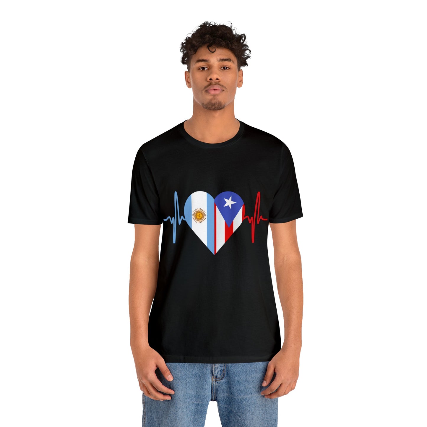 Argentina and Puerto Rico Short Sleeve Tee