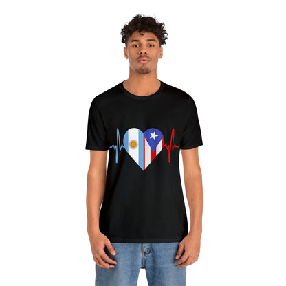Argentina and Puerto Rico Short Sleeve Tee