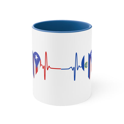 El Salvador and Puerto Rico Mug, 11oz