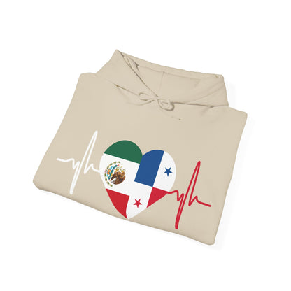 Mexico and Panama Unisex Hooded Sweatshirt I Sudadera Unisexo México and Panama