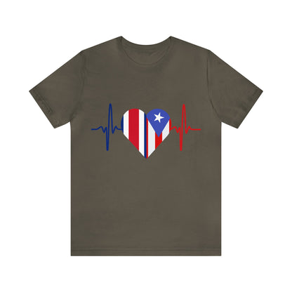 Costa Rica and Puerto Rico Short Sleeve Tee