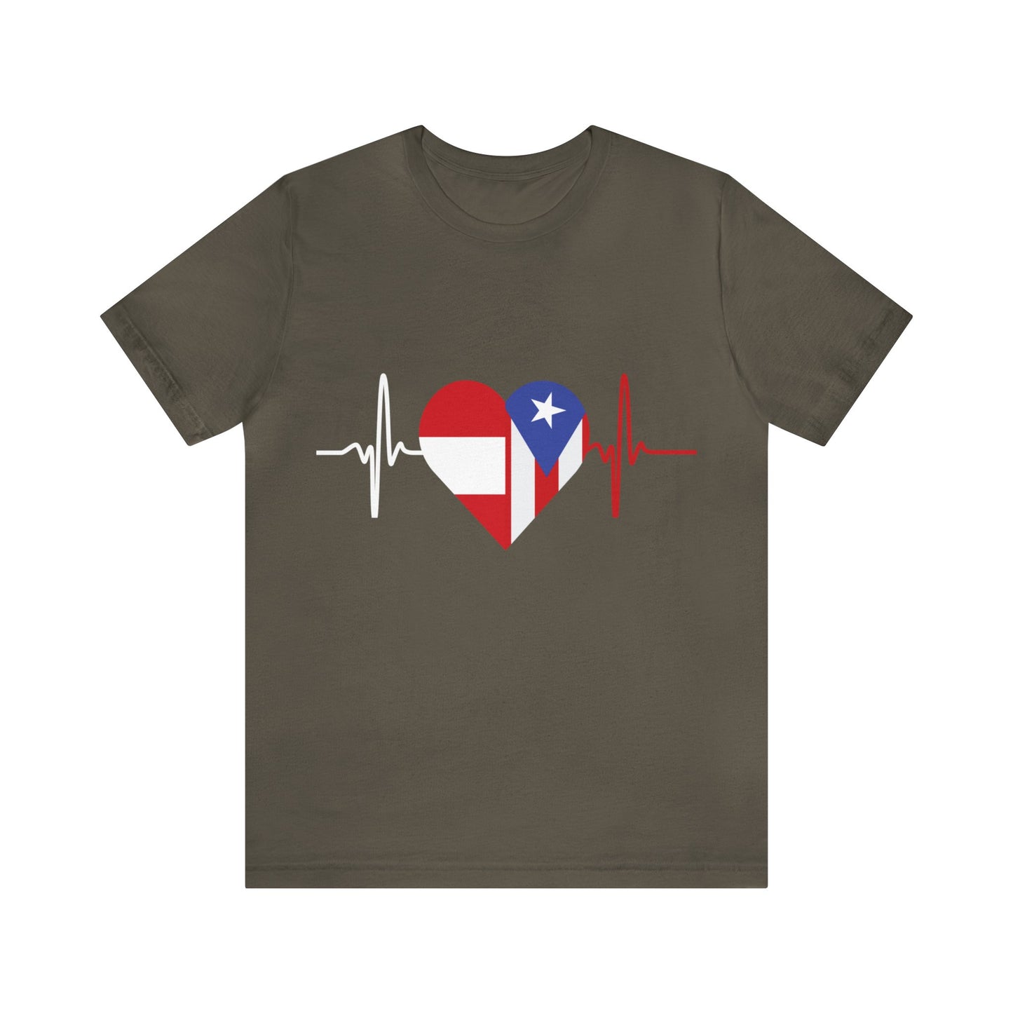 Peru and Puerto Rico Short Sleeve Tee