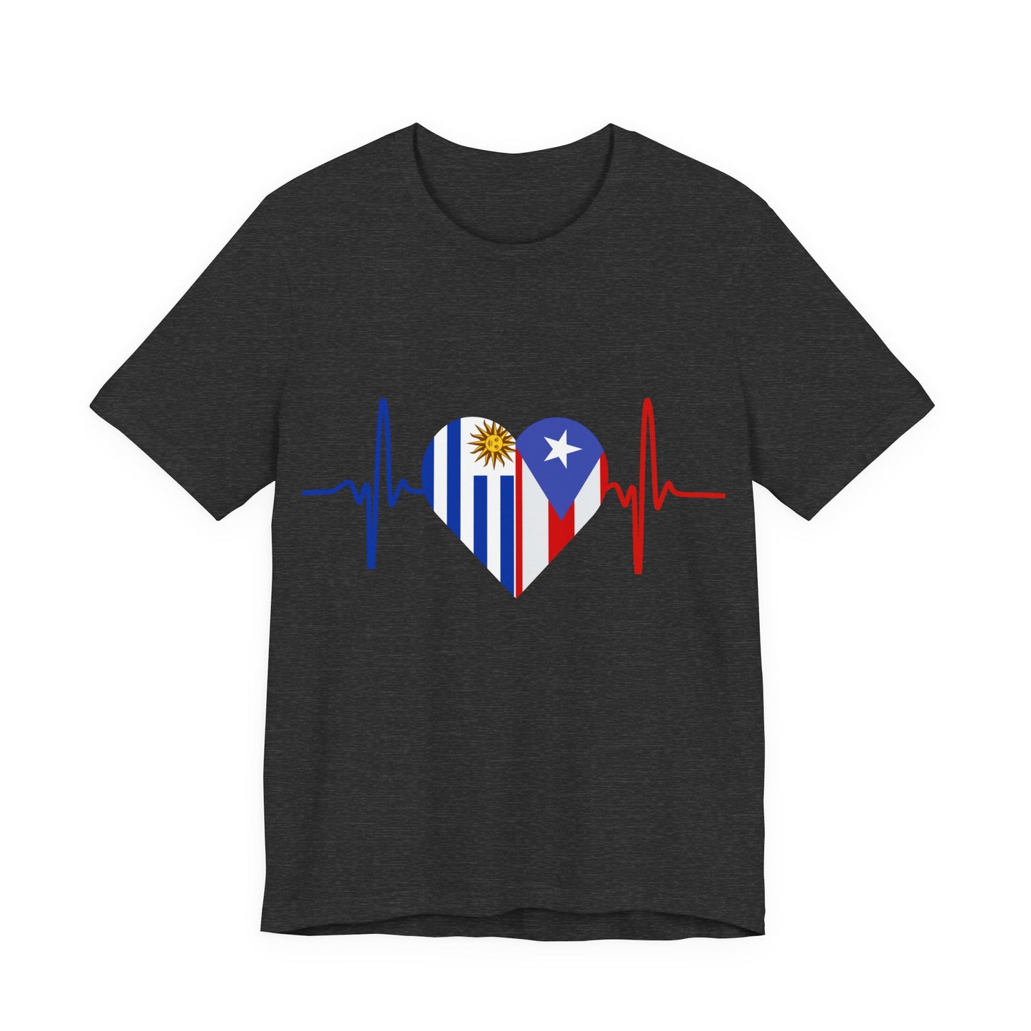 Uruguay and Puerto Rico Short Sleeve Tee