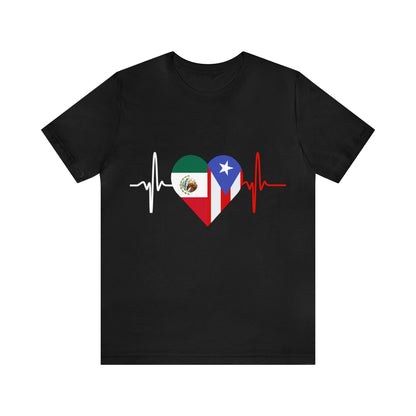 Mexico and Puerto Rico Short Sleeve Tee