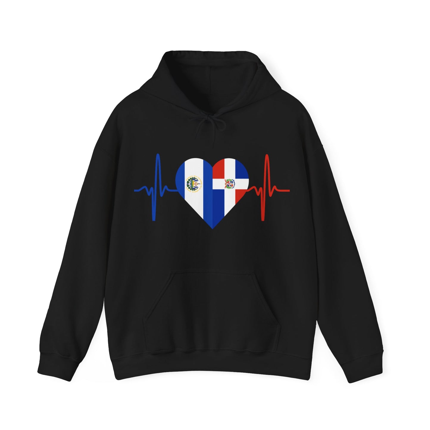 El Salvador and Dominican Republic I El Salvador y República Dominicana Hooded Sweatshirt