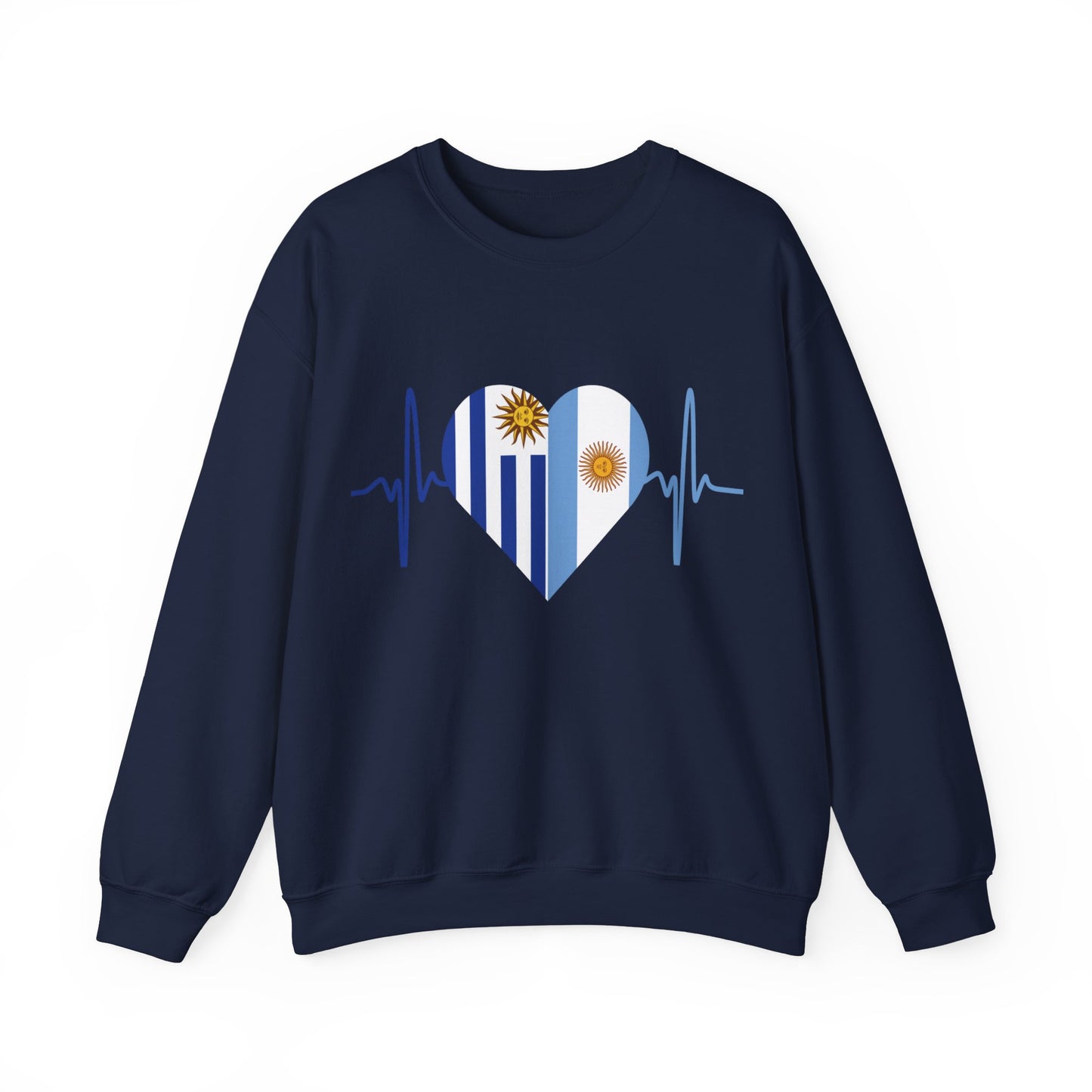 Uruguay & Argentina Unisex Hooded Sweatshirt I Sudadera Unisexo Uruguay y Argentina
