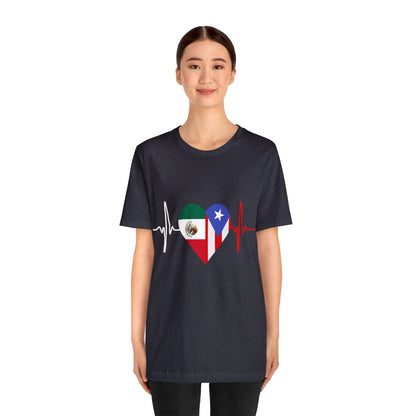 Mexico and Puerto Rico Short Sleeve Tee