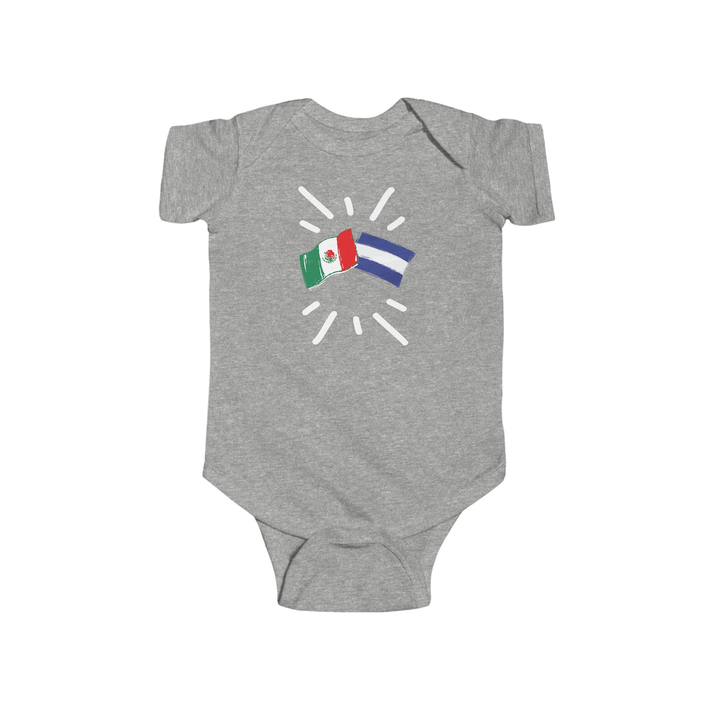 Infant El Salvador and Mexico Bodysuit