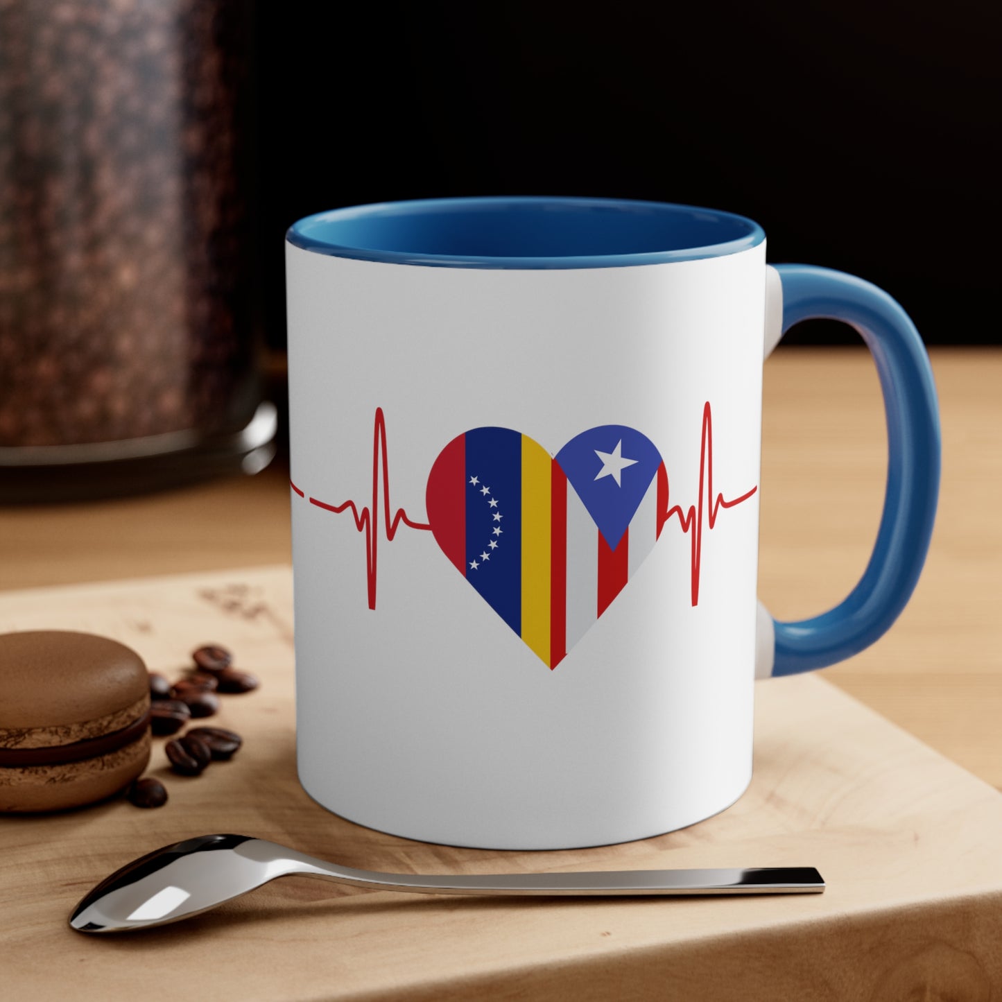 Venezuela and Puerto Rico Mug, 11oz