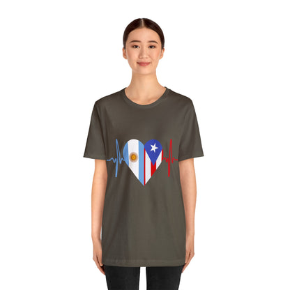 Argentina and Puerto Rico Short Sleeve Tee