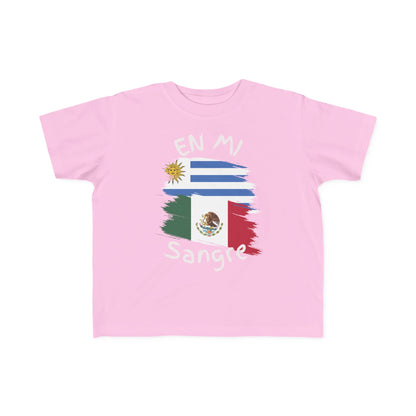 Uruguay and Mexico Toddler Tee I Camiseta para Toddler Uruguay y México I Cultura Uruguaya y Mexicana