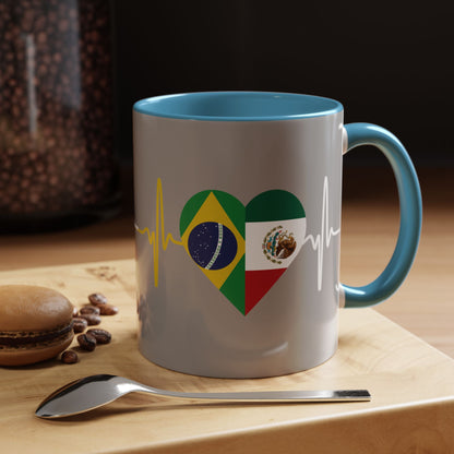 Mexico & Brazil Mug, 11oz