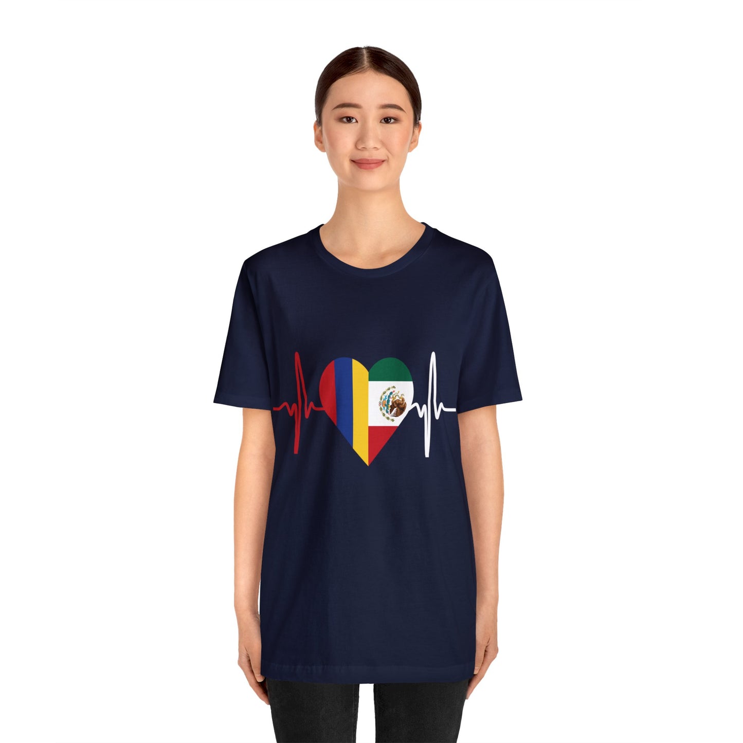 Colombia & México Unisex Short Sleeve Tee I Camisa Unisexo manga corta Colombia y México