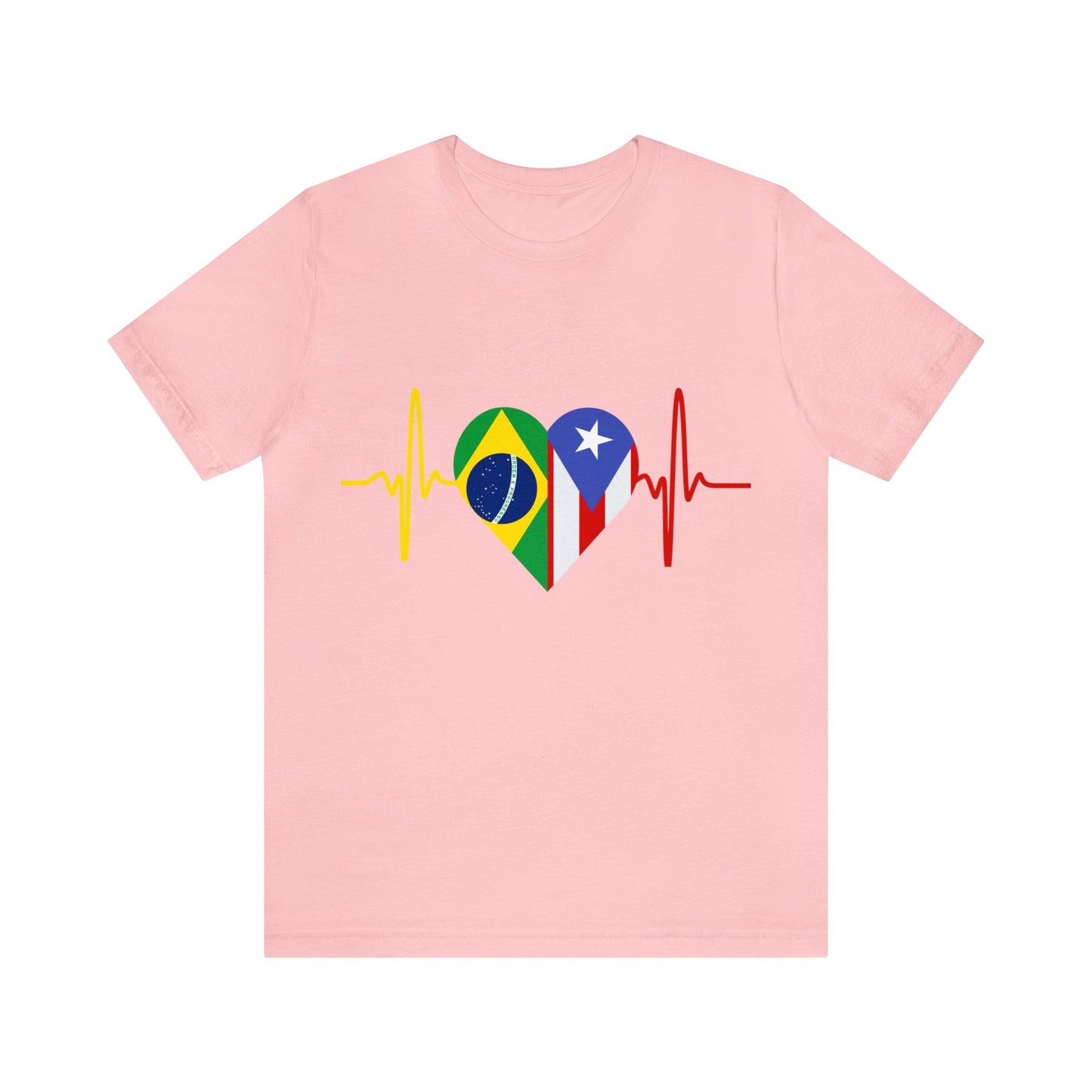 Brazil and Puerto Rico Short Sleeve Tee