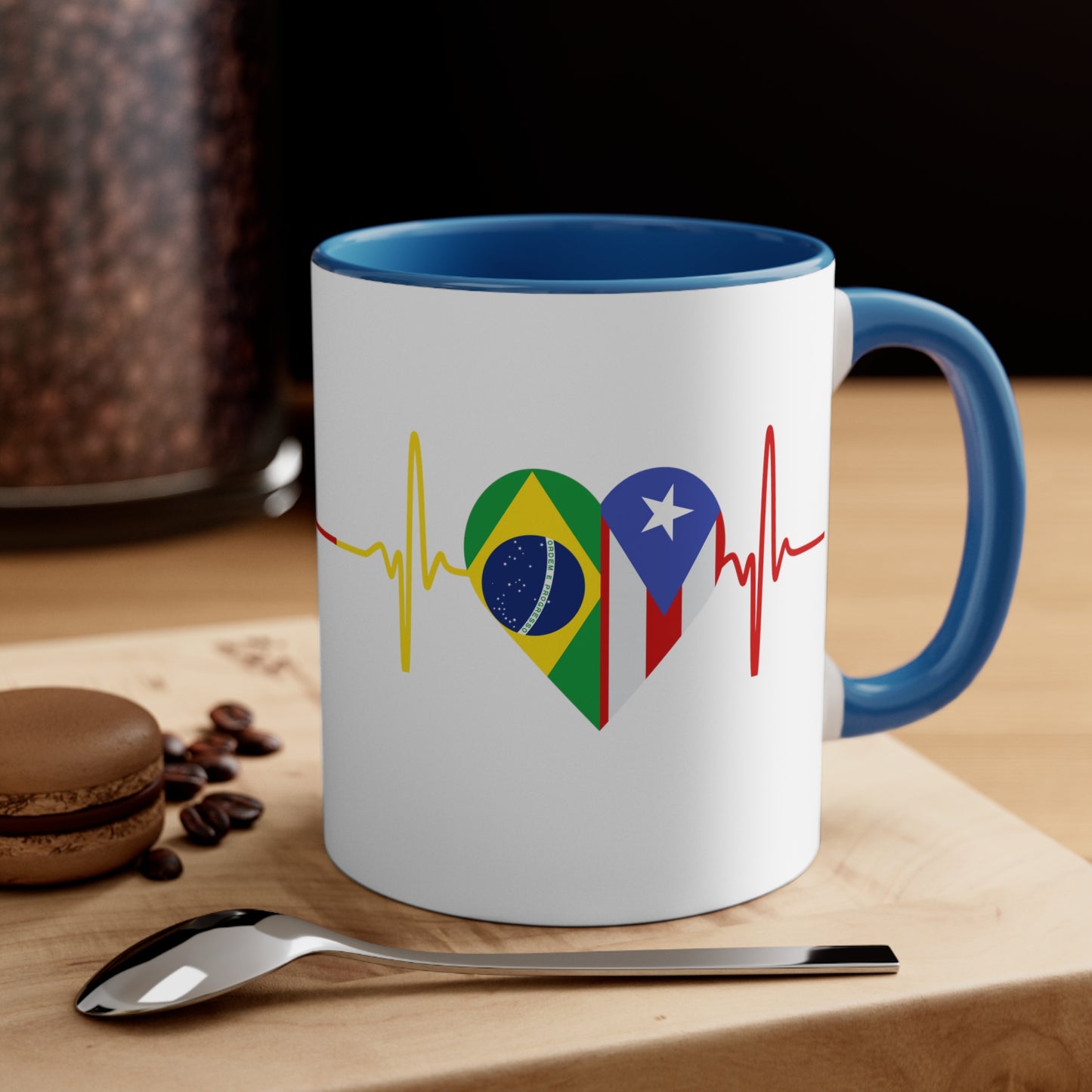 Brazil and Puerto Rico Mug, 11oz