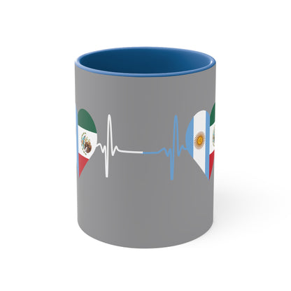 Mexico and Argentina Mug, 11oz