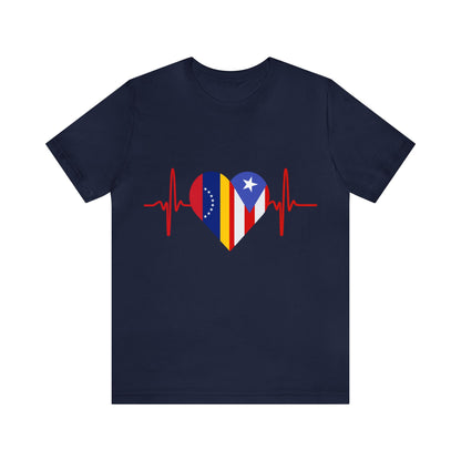 Venezuela and Puerto Rico Short Sleeve Tee