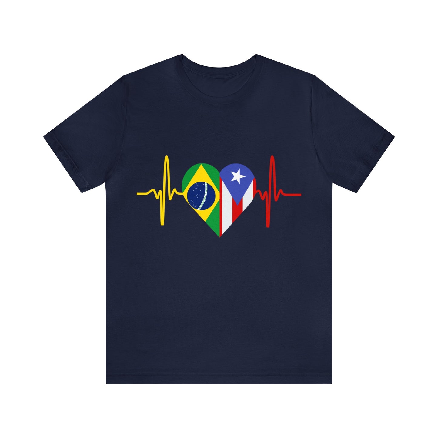 Brazil and Puerto Rico Short Sleeve Tee