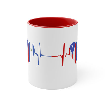 Nicaragua and Puerto Rico Mug, 11oz