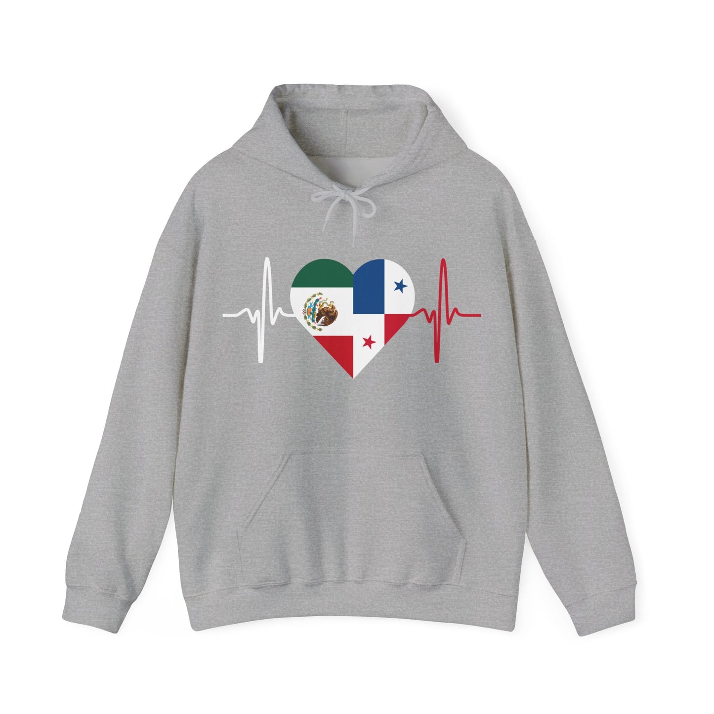 Mexico and Panama Unisex Hooded Sweatshirt I Sudadera Unisexo México and Panama