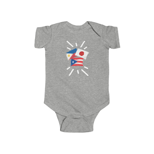 Infant Philippines, Japan & Puerto Rico Bodysuit